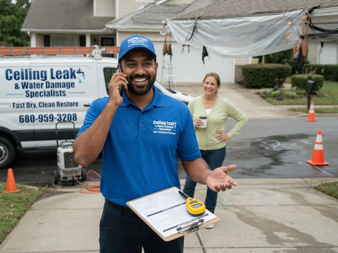 Ceiling Leak Cleanup Chattanooga, OK FAQs